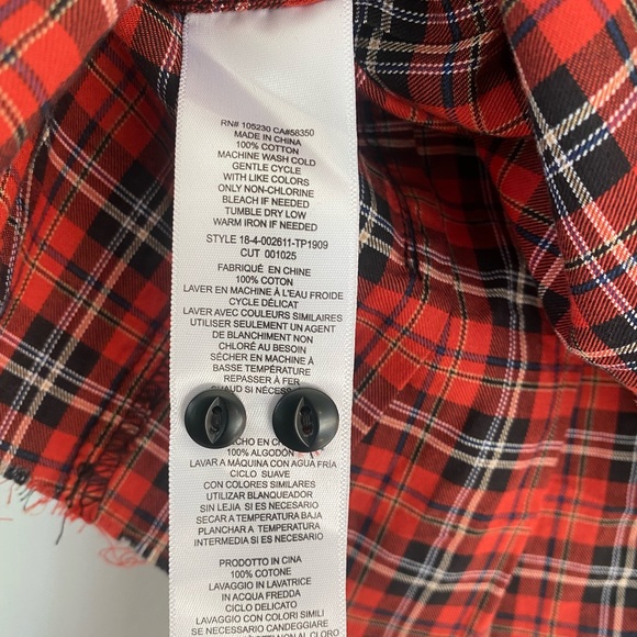 Current Elliott Plaid Tella Shirt - Picture 7 of 7
